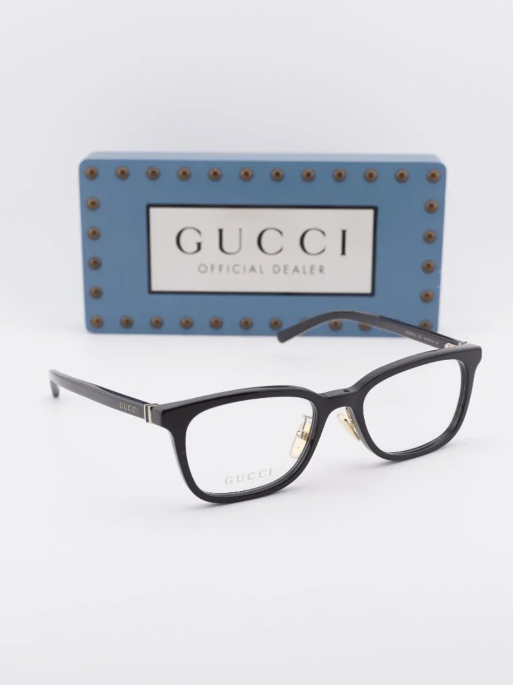 Gucci GG2002OJ 002 Rectangle Eyeglasses - Brown 53mm